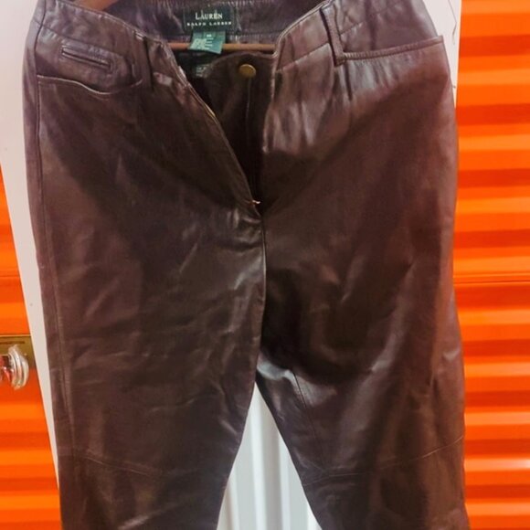 Ralph Lauren leather pants